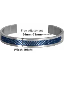 MEENAZ Men Gold-Plated Stainless Steel Antique Kada Bracelet