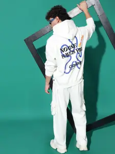 GRIFFEL Men Typography Printed Sweatshirt