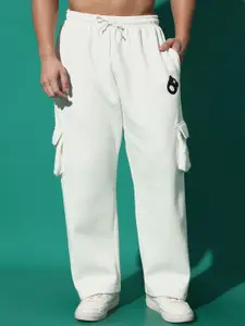 GRIFFEL Men Printed Hooded Mid-Rise Tracksuits