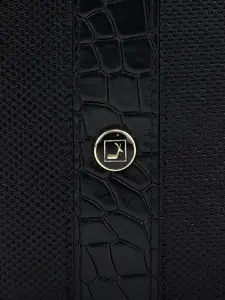 Da Milano Men Textured Leather Two Fold Wallet