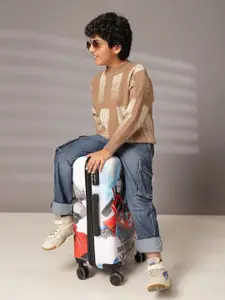 Albion By CnM Boys Printed Woollen Pullover