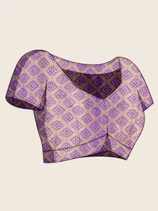 Mitera Paisley Woven Design Zari Pure Silk Designer Banarasi Saree