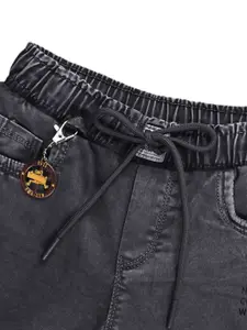 Wish Karo Boys Mid-Rise Heavy Fade Jogger Fit Jeans