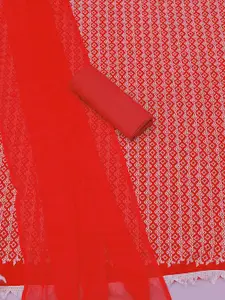 Maroosh Floral Embroidered Georgette Unstitched Dress Material