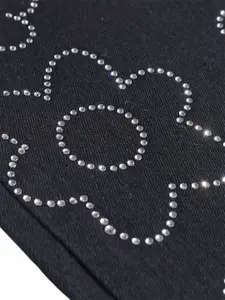 ARIAS By LARA DUTTA Girls Cotton Jeans With Rhinestones