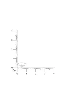 TOUCH925 Cubic Zirconia Stone Studded 925 Pure Silver Heart Shaped Ring Nosepin