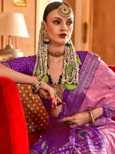 DEVATITHI Ethnic Motifs Woven Design Patola Saree