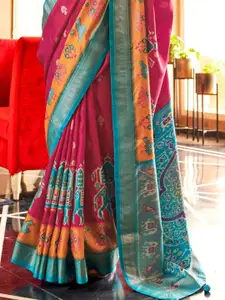 DEVATITHI Pink PURE PATOLA Saree