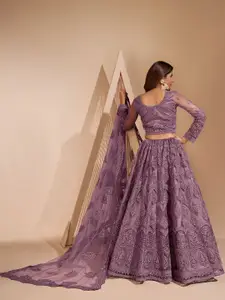 ALIZEH Violet Designer Lehenga Choli With Dupatta