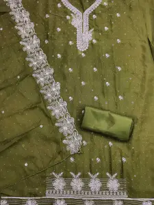 KALINI Embroidered Unstitched Dress Material