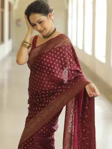 KALINI Woven Design Zari Banarasi Saree