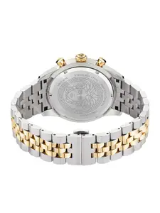 Versace Men Embellished Dial & Stainless Steel Straps Analogue Watch VE8R00524