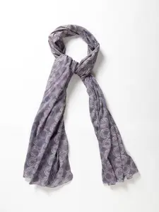 Contrast Living Women Printed Cotton Scarf