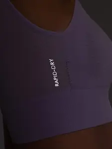 HRX by Hrithik Roshan Rapid-Dry Full Coverage Lightly Padded Workout Bra