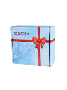 MEMOIR Gold-Plated Stone Studded Contemporary Pendant With Chain