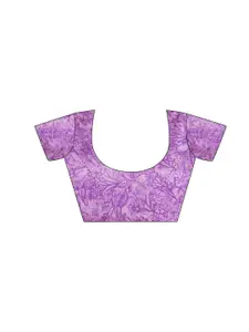 Mitera Floral Printed Pure Crepe Saree