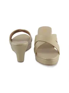 Tresmode Women Round Toe Wedge Sandals