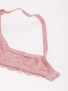 DressBerry Women Pack of 2 Medium Coverage Lightly Padded Lace Bra