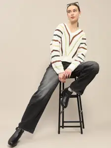 Madame Women Crop Pullover Sweaters