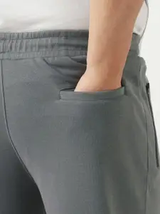 Bewakoof Plus Men's Charcoal Grey Oversized Plus Size Joggers