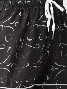 NOIRA Women Pack Of 2 Printed Lounge Shorts