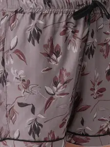 NOIRA Women Pack Of 2 Printed Lounge Shorts