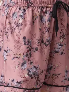 NOIRA Women Pack Of 2 Printed Lounge Shorts