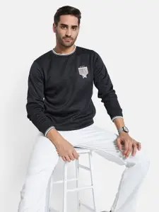 Octave Men Printed Pullover Sweatshirt