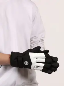 Calvadoss Men Patterned Winter Gloves