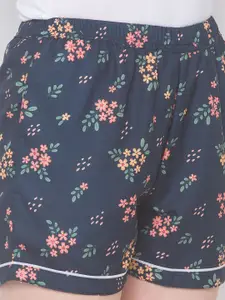 NOIRA Women Pack Of 2 Printed Lounge Shorts