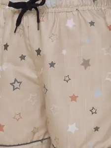 NOIRA Women Pack Of 2 Printed Lounge Shorts