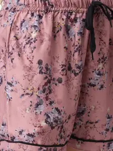 NOIRA Women Pack Of 2 Printed Lounge Shorts