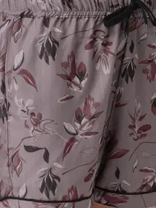 NOIRA Women  Pack of 2 Floral Printed Lounge Shorts