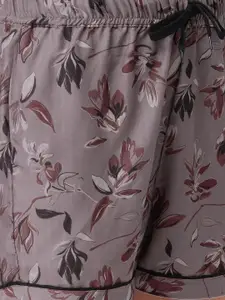 NOIRA Women Pack Of 2 Printed Lounge Shorts