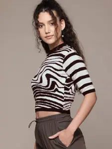 The Roadster Lifestyle Co. Self Design Crop Pullover