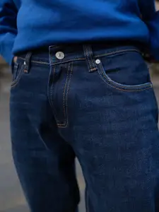 Powerlook Men Indigo Regular Fit Denim Jeans