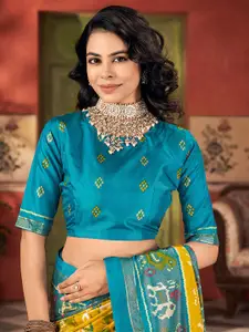 Anouk Ethnic Motifs Woven Design Zari Patola Saree