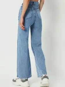 Sipsew Women Jean Straight Fit High-Rise Jeans