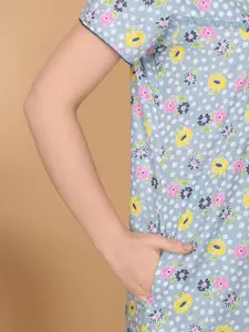Sweet Dreams Printed Pure Cotton Maxi Nightdress