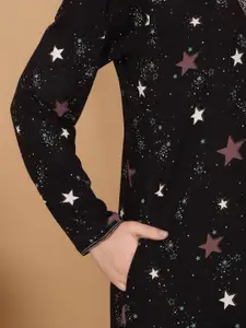 Sweet Dreams Women Printed Maxi Nightdress