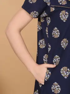 Sweet Dreams Women Printed Maxi Nightdress