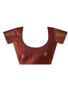 Satrani Woven Design Floral Saree