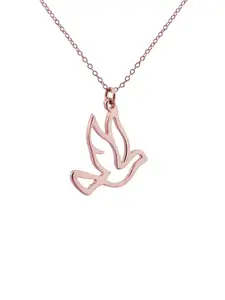 Zalkari Sterling Silver Flying Dove Pendant