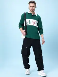 glitchez Comfy Cloud Printed Relaxed Fit Sweatshirt