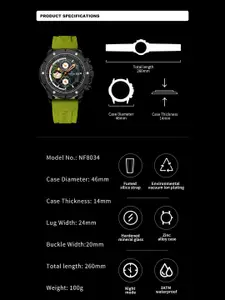 Naviforce Men Dial & Straps Analogue Chronograph Watch NF8034_B B GN
