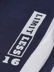 CRAZYPENGUIN ELITE Boys Printed Cotton Mid-Rise Joggers