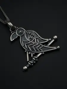 House of Aadyaa 92.5 Silver Contemporary Pendants