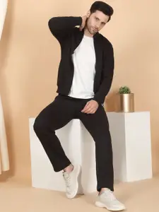 Sweet Dreams Men Mock Collar Mid-Rise Tracksuit