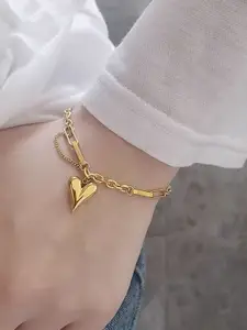 Jewels Galaxy Women Gold-Plated Wraparound Bracelet