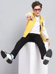 Monte Carlo Boys Stand Collar Solid Casual Lightweight Varsity Jacket